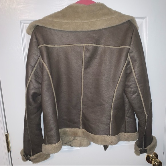 Faux fur biker jacket - Picture 4 of 6